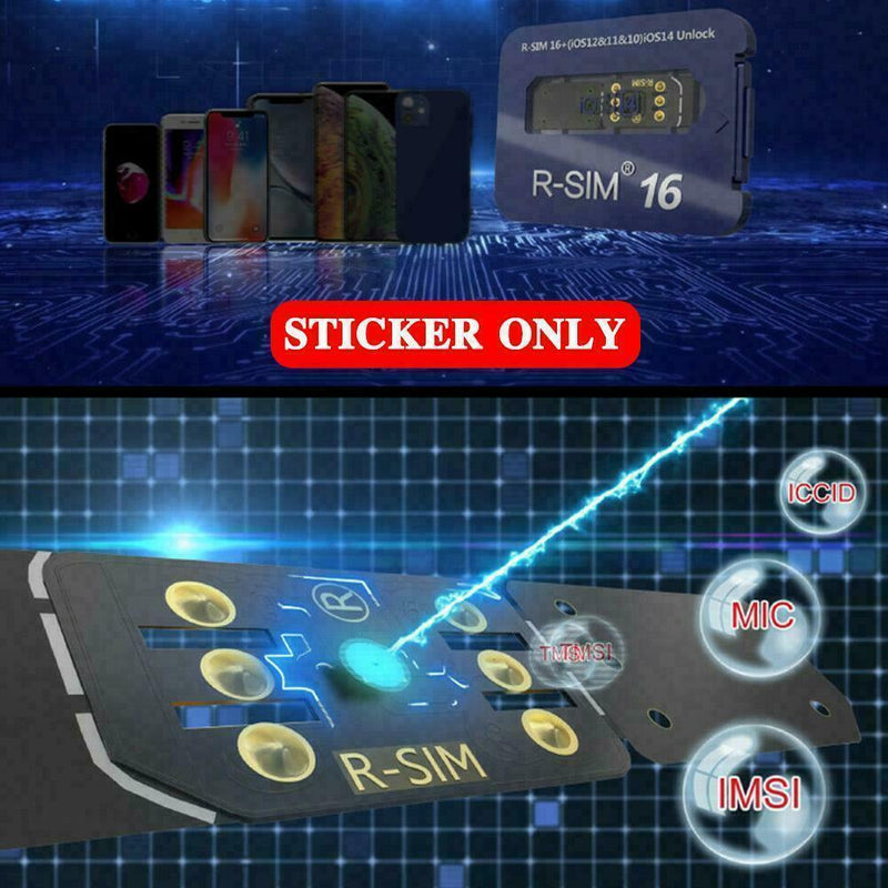 R-sim 16 Nano Unlock RSIM-kort for iPhone 13 12 Mini 12 Pro XS Max 8 iOS 15