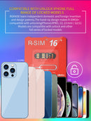 R-sim 16+ Nano Unlock RSIM karta pro iPhone 13 Pro 12 Pro Max XS XR 8 iOS 15