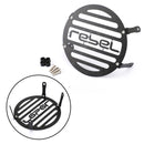 REJILLA PROTECTORA TAPA FARO NEGRA APTO PARA HONDA REBEL CMX 500 300 19-2020 Genérico