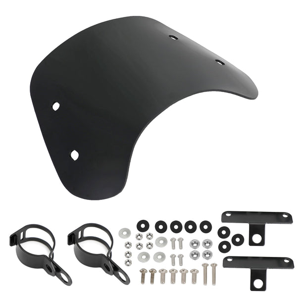 Motorrad mit 28-41mm Vorderradgabel Universal Windshield WindScreen