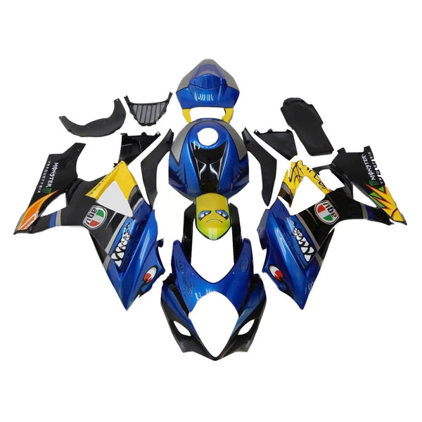 Amotopart Suzuki GSXR1000 2007-2008 K7 kåpa Set Body Plast ABS