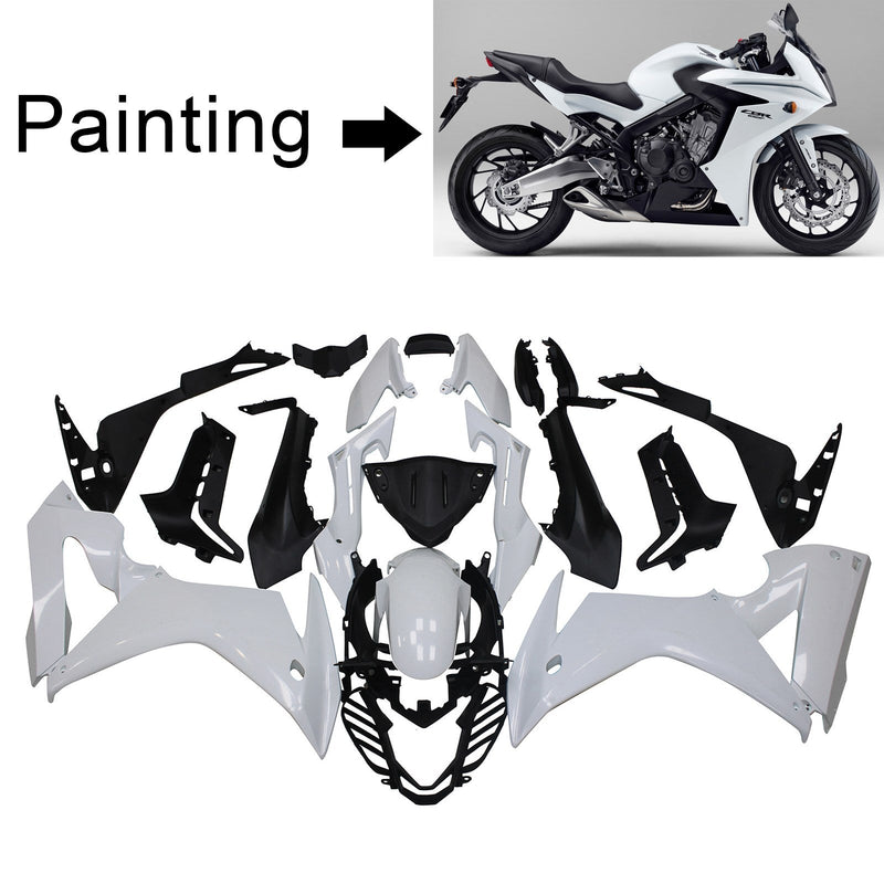 Amotopart kåpa Set för Honda CBR650F 2017-2019 Body Plastic ABS