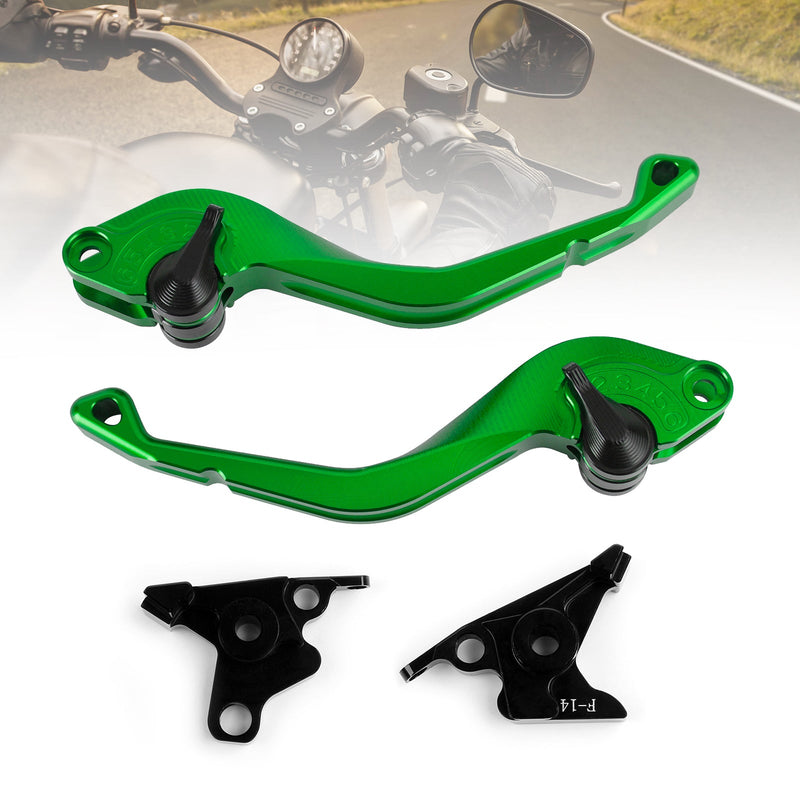 Palanca de freno de embrague corta Kawasaki ZRX1100 ZZR1200 ZX7R ZG1000 CNC