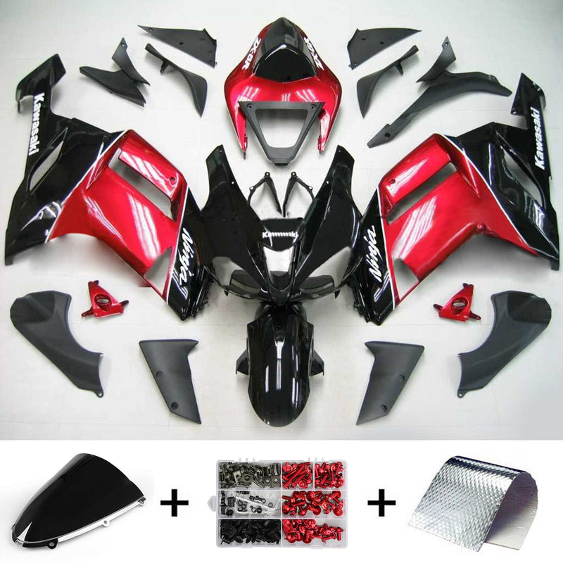 Kåpesett for Kawasaki ZX6R 636 2007-2008 Generisk