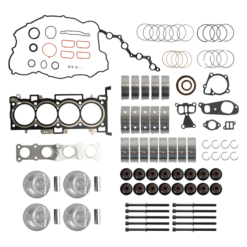 2017-2018 Hyundai Santa Fe Sport 4 puertas 2.4L G4KJ 2.4L Kit de reconstrucción de junta de pistón de revisión del motor