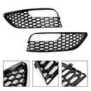 Audi A3 2012-2016 2 Stück Mesh Frontstoßstange Nebelscheinwerfer Abdeckung Grill