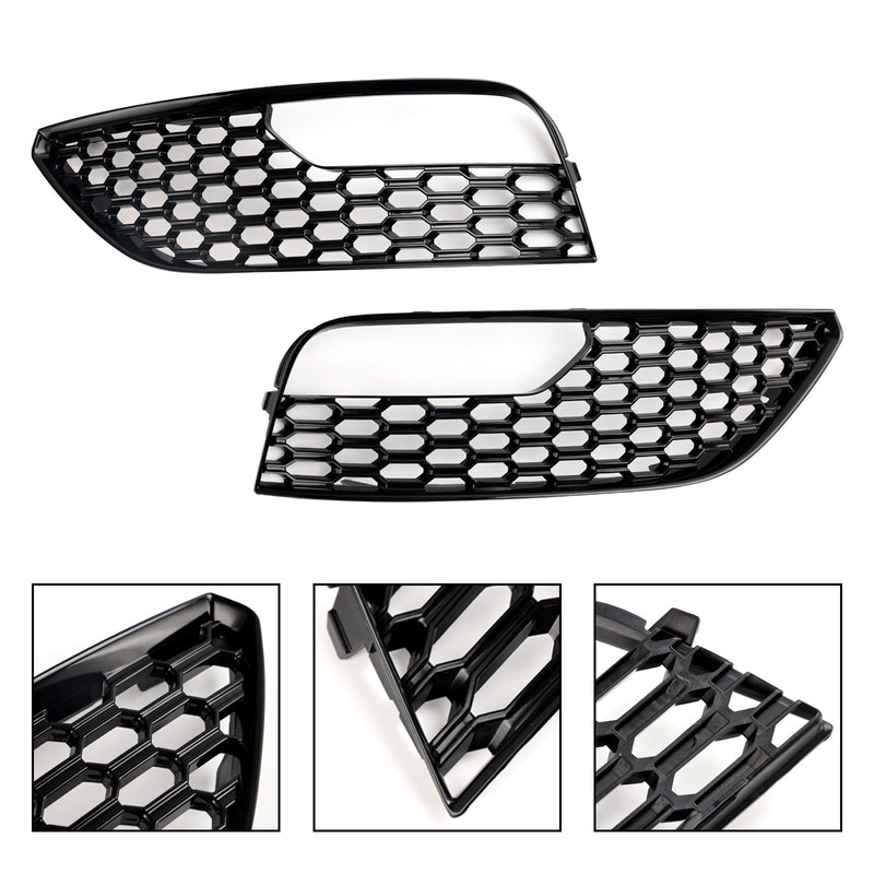 Audi A3 2012-2016 Mesh 2PCS etupuskurin sumuvalon suojasäleikkö.