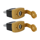 2 sæt hængelås hængelås med 6 nye nøgler til Caterpillar (CAT) 5P8500 246-2641