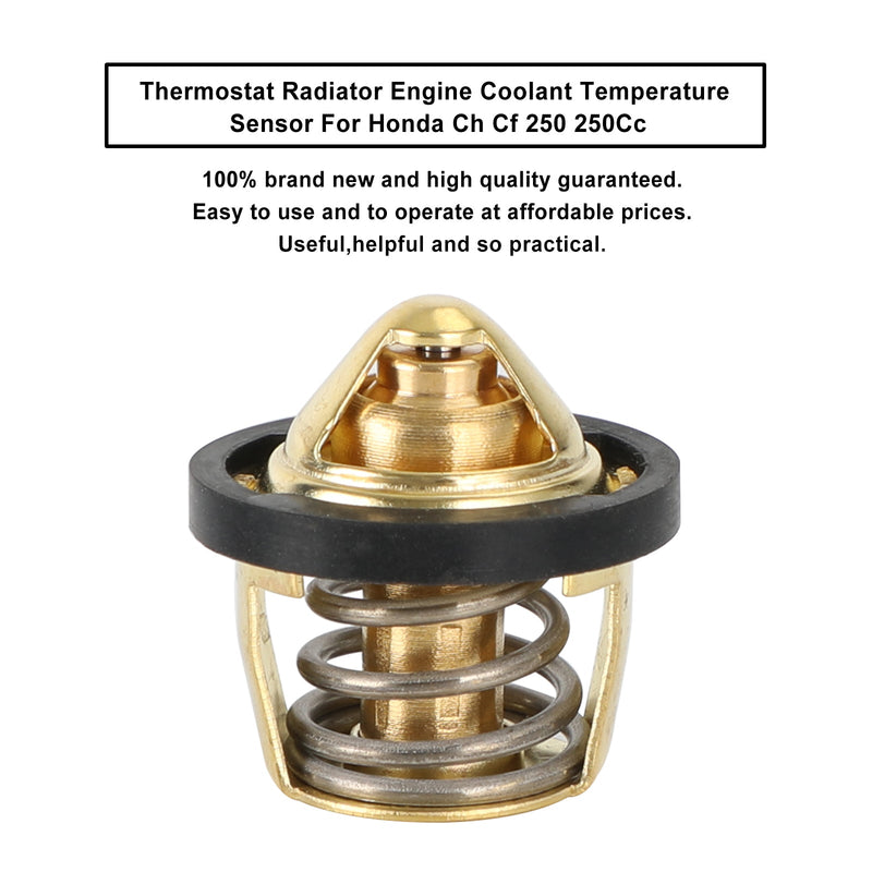 Thermostat Kühler Motorkühlmittel Temperatursensor für Honda Ch CF 250 250Cc Generic