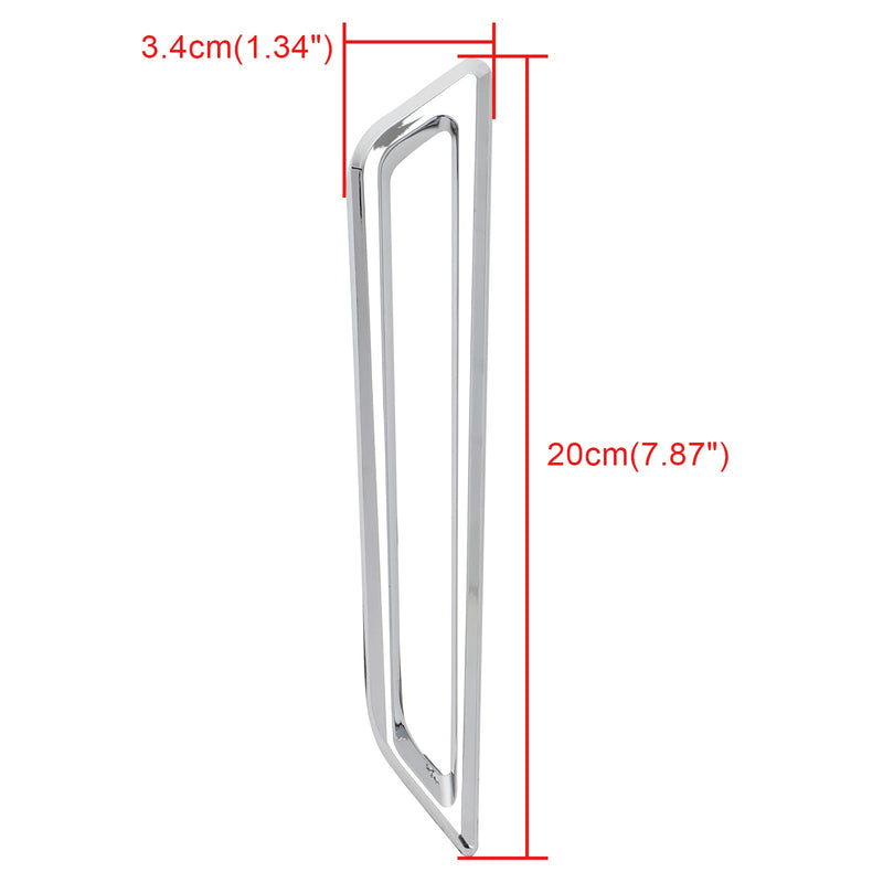 Guarnição lateral cromada da luz traseira para HONDA Goldwing GL1800 Tour Airbag 2018-2021 Genérico