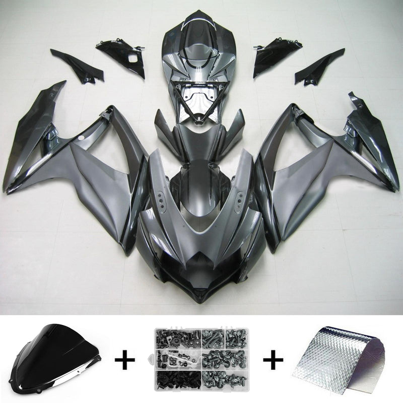 Suzuki GSXR 600/750 2008-2010 kåpa set kropp plast ABS K8