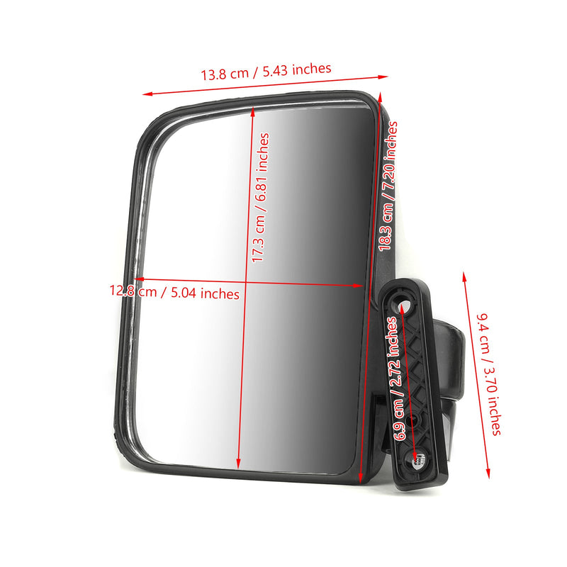 1 Paar Golfwagen Seitenspiegel Rückspiegel passend für Club Car für EZ-GO Yamaha Generic