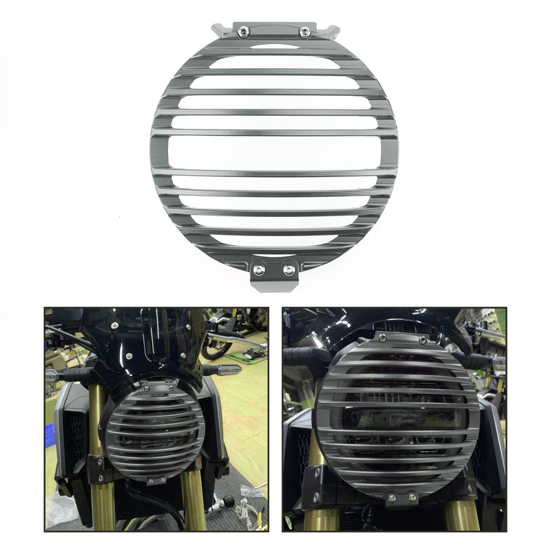 Cubierta de parrilla protectora de faro de aluminio CNC Billet para Honda CB 650 R 2019-2021