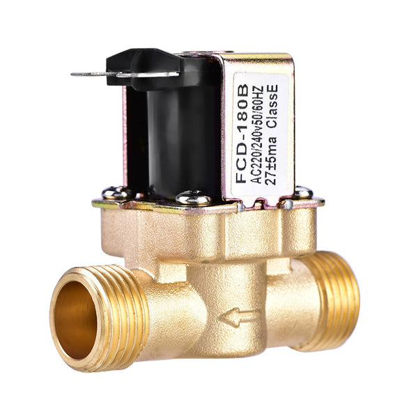 Válvula Solenoide eléctrica normalmente cerrada de 1/2 "CA 220V para calentador de agua solar