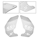 Kawasaki Vulcan S En Vn650 2015-2022 Placa de cubierta de motor Panel lateral plateado para Cafe