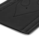 Black Flame Stitch PU Leather Baksete Fender Bibs Passer Dyna Super Glide Generic