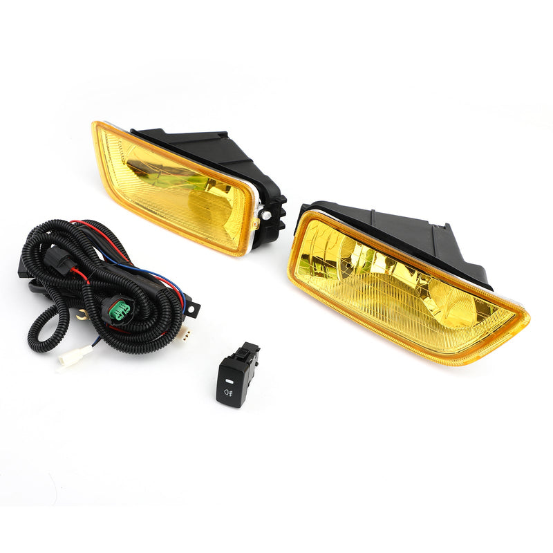 Luz antiniebla de lente amarilla + interruptor para Honda Accord 2003-2007/Acura TL genérico 2004-2008