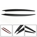 Front Strålkastare Ögonbrynsskydd Trim Svart för VW Golf MK7 Golf R GTI GTD Generic