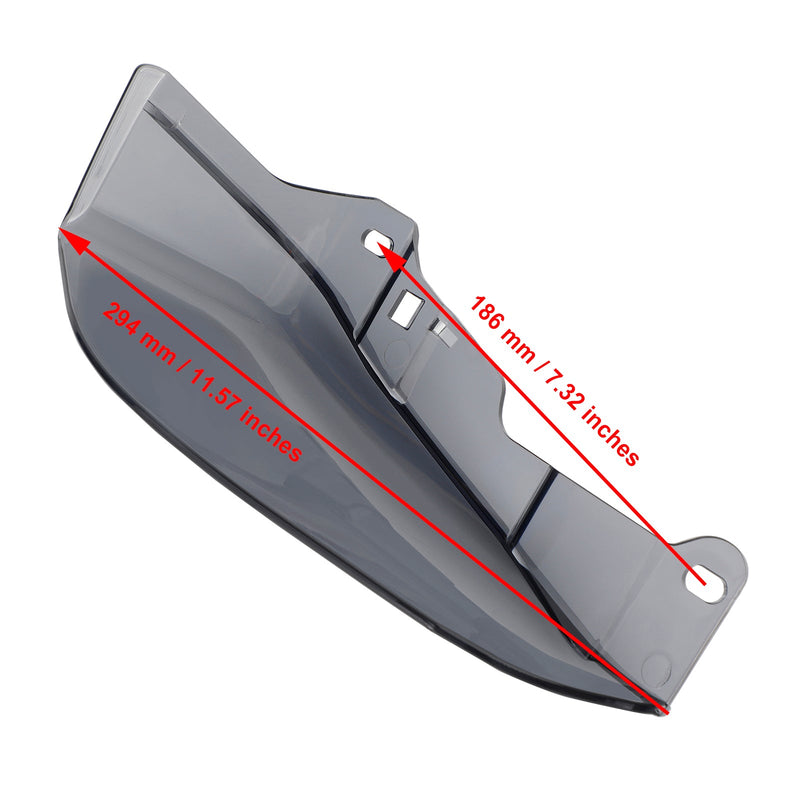 Air Heat Deflector Trim Shield für Mittelrahmen, passend für 09-16 Touring- und Trike-Modelle Generic