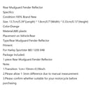 Odblask tylny błotnik do Harley Sportster 883 1200 X48 Generic