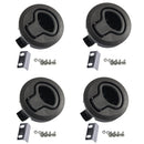 4 × RV-båddør Udskift Slam Lench Hatch 2" Dæk Rund Træk Lås 1/2"