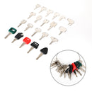 21 Tændingsnøglesæt til tungt konstruktionsudstyr til Case Jd, Volvo, JCB, Komatsu