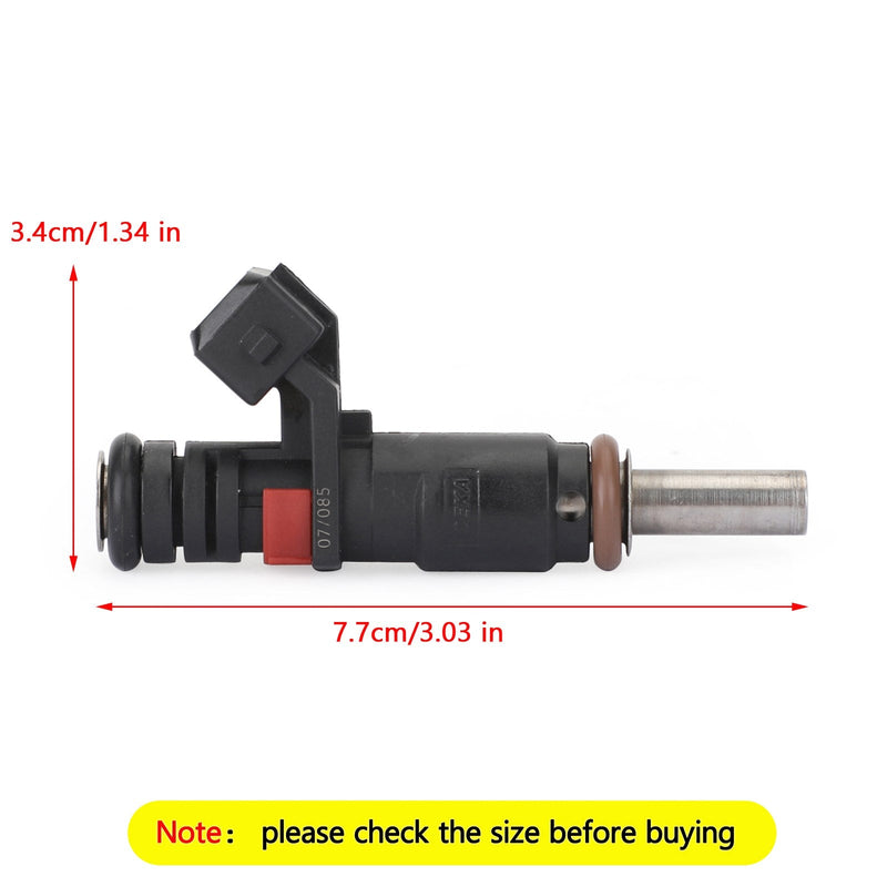 Pacote de 4 Injetores 7561277 13537561277 Adequado para BMW N45 N46N E93 320I 2.0L Genérico