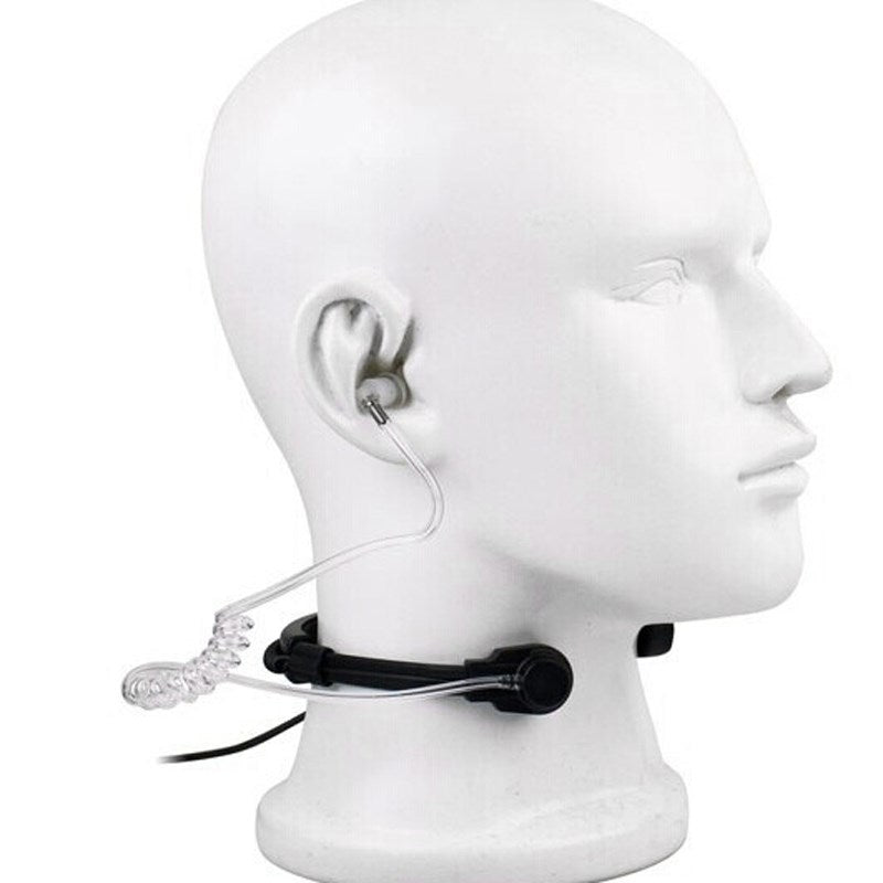 Tactical Throat Mic Headset Passer for Baofeng UV-9R Plus BF-9700 BF-A58 UV-82WP