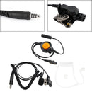 7.1-A3 Transparentes Röhren-Headset mit Mikrofon 6-Pin U94 PTT für Hytera PD780/700G/580