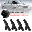 4 STK Mercedes Benz W124 129 kr W140  W202  W210 Injektor 0280155821