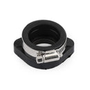 2x Vergaser Ansaugadapter Flanschkrümmer mit Klemme für VM24 PE26 PE28 PWK 28mm