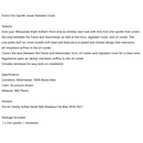 Frontspoiler untere Kühlerabdeckung für Softail Breakout Fat Bob 2018-2022 universal