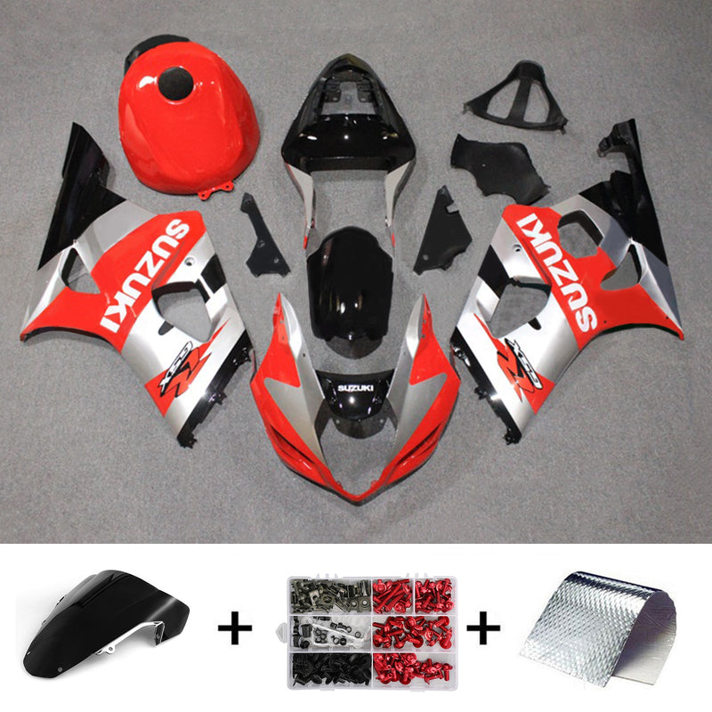 Amotopart Suzuki GSXR1000 2003-2004 Zestaw owiewek K3 Korpus Plastik ABS