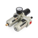 Filtro de compressor de ar de 3/8 ", ferramentas de armadilha separadora de água e óleo com indicador regulador