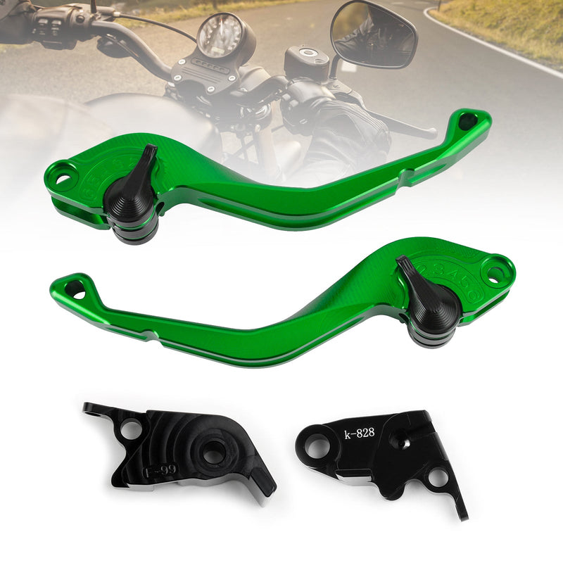 Alavanca de freio de embreagem curta Kawasaki ZX10R/RR/KRT 2016-2017 CNC