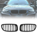 Front Kidney Grill Grilles Carbon Fiber Fit BMW E90/E91 LCI 3 Series 2008-2012
