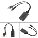 Adaptador receptor Bluetooth5.0 USB 3,5mm Jack estéreo CD Audio para altavoz auxiliar de coche