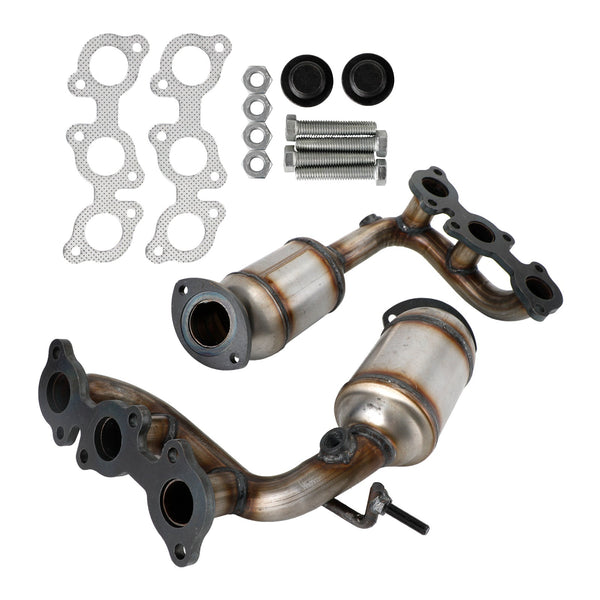 2004-2007 Toyota Highlander 3.3L Manifold Bank1 &amp; BANK2 Conversores Catalíticos