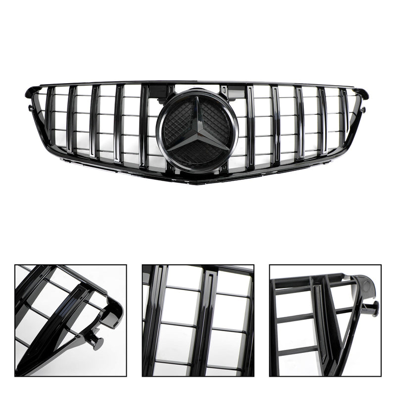 2008–2014 Benz C-Klasse W204 C300 C350 GTR Style Frontstoßstange Grill