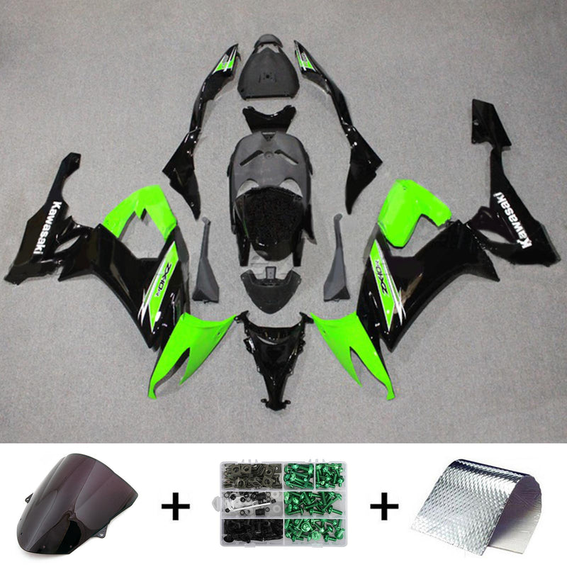 Amotopart kåpa set för Kawasaki ZX10R 2008-2010, kropp, plast, ABS