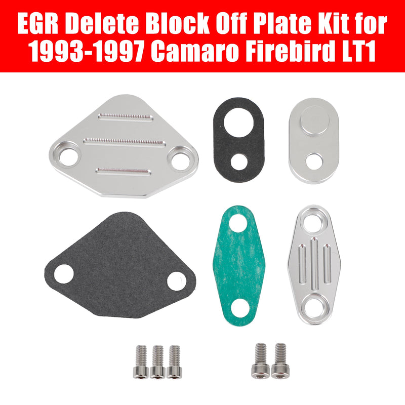 1993-1997 Camaro Firebird LT1 EGR Kit de placa de eliminación de bloque