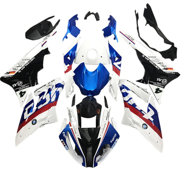 Conjunto de carenagem Amotopart BMW S1000RR 2017-2018 corpo plástico ABS