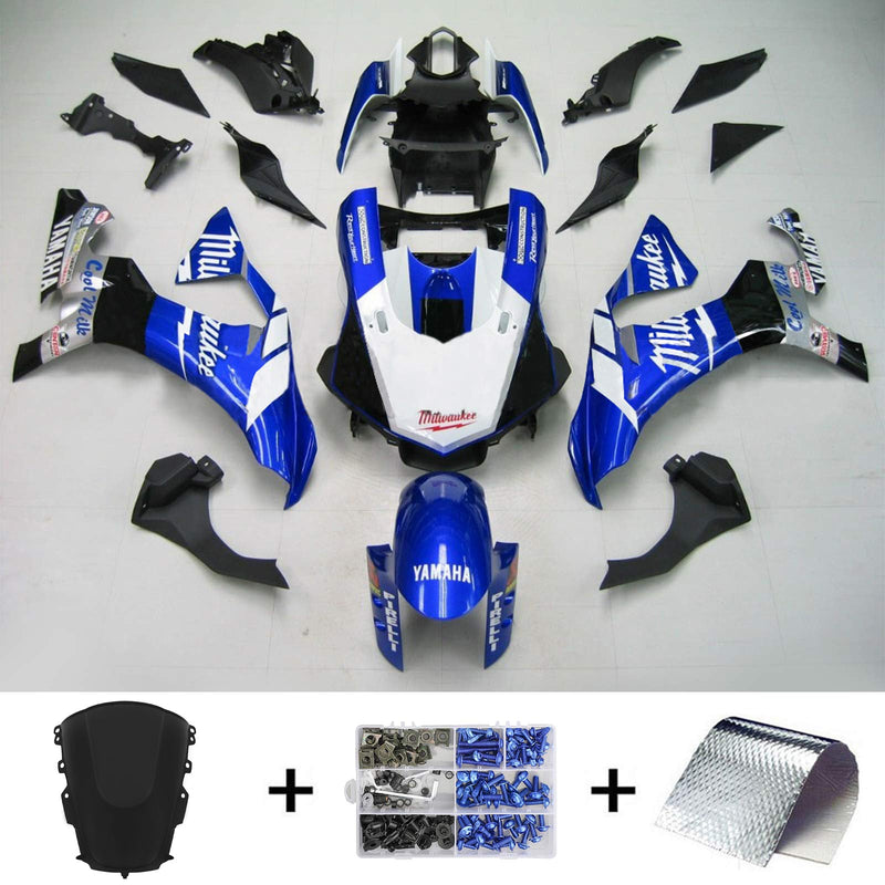 Yamaha YZF R1 2020-2024 kåpesett kroppsplast ABS