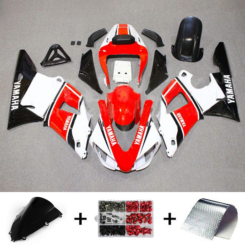 Amotopart Yamaha YZF 1000 R1 1998-1999 kåpa set, kropp, plast, ABS