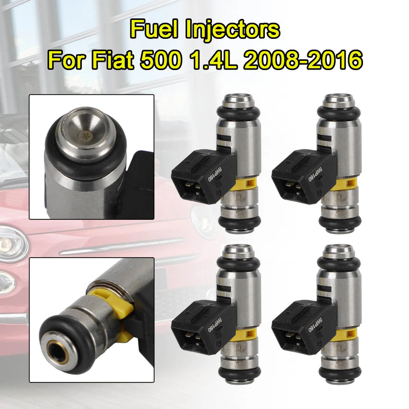 4 inyectores de combustible IWP160 aptos para Fiat Punto 500 Doblo Qubo aptos para Ford KA