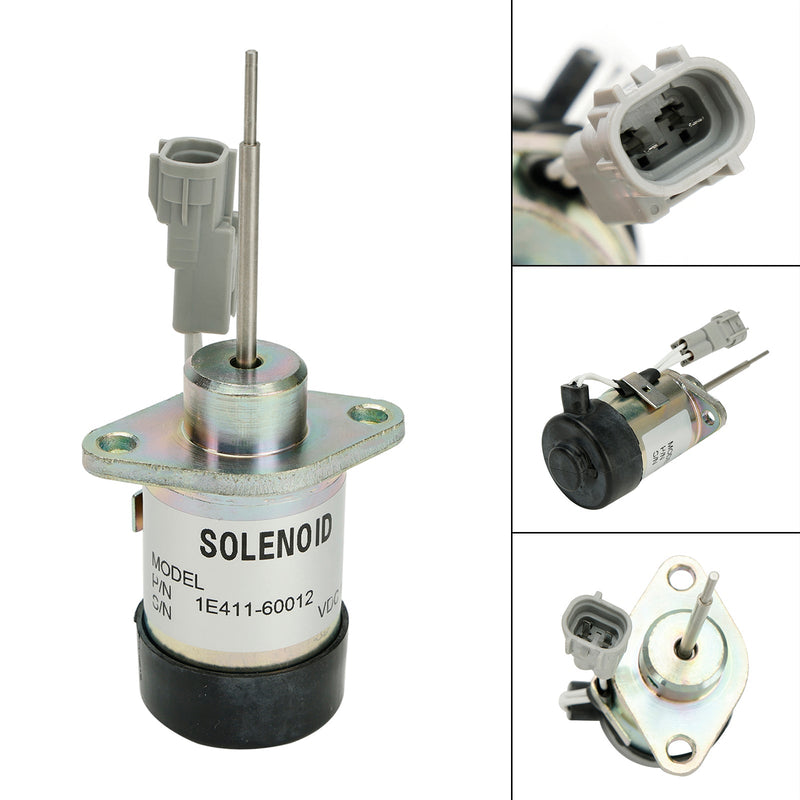 Solenoide de cierre de combustible PS41CZ318 1E411-60012 para motor Kubota 325 D902 Z482