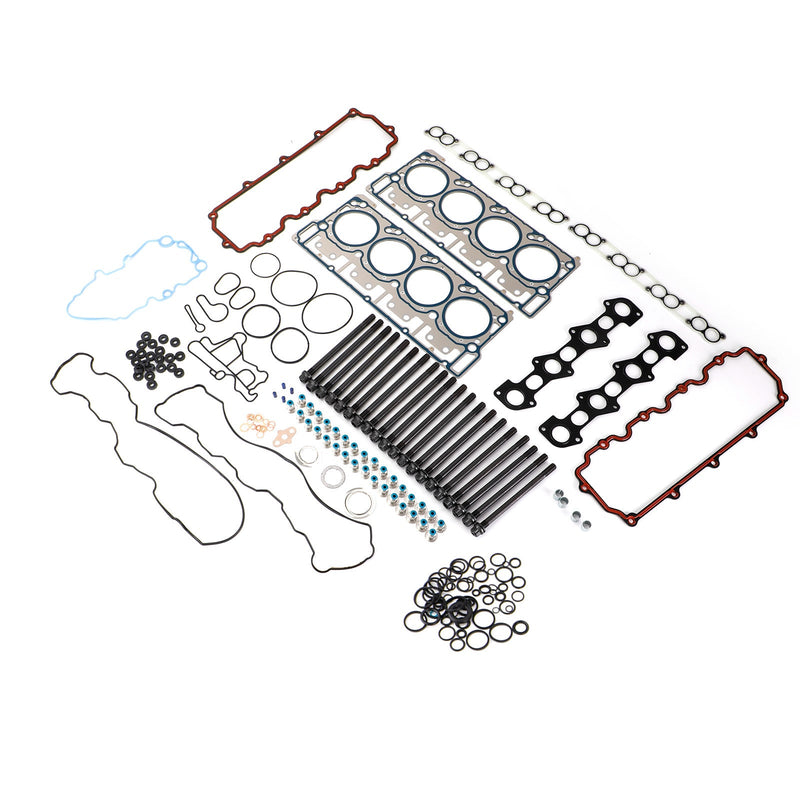 2003-2007 Ford F-250 F-350 F-450 F-550 6.0L V8 Diesel 18mm Kit de Parafuso da Cabeça do Cilindro e Junta da Cabeça 2504202