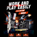 GT730 4G grafikkort GDDR3 Hjemmekontor HD Skjermgrensesnitt HDMI VGA DVI