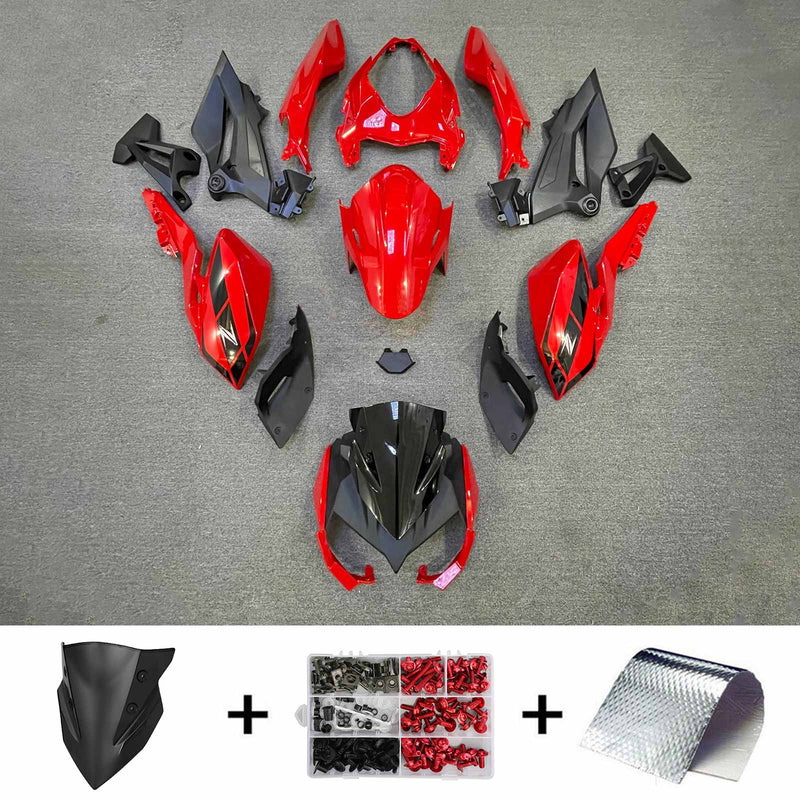 Amotopart Kawasaki Z400 2018-2020 kåpa Set Body Plast ABS