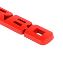 Metall 3D Turbo Logo Auto Emblem Abzeichen Aufkleber Kofferraum Stoßstange Aufkleber Silber generisch